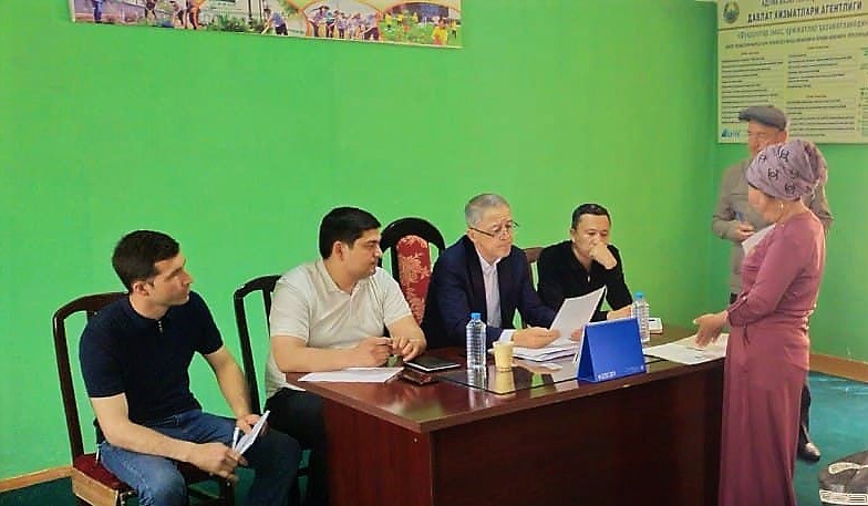 Региональный представитель Уполномоченного по правам человека в Ферганской области провел прием в Тошлокском районе