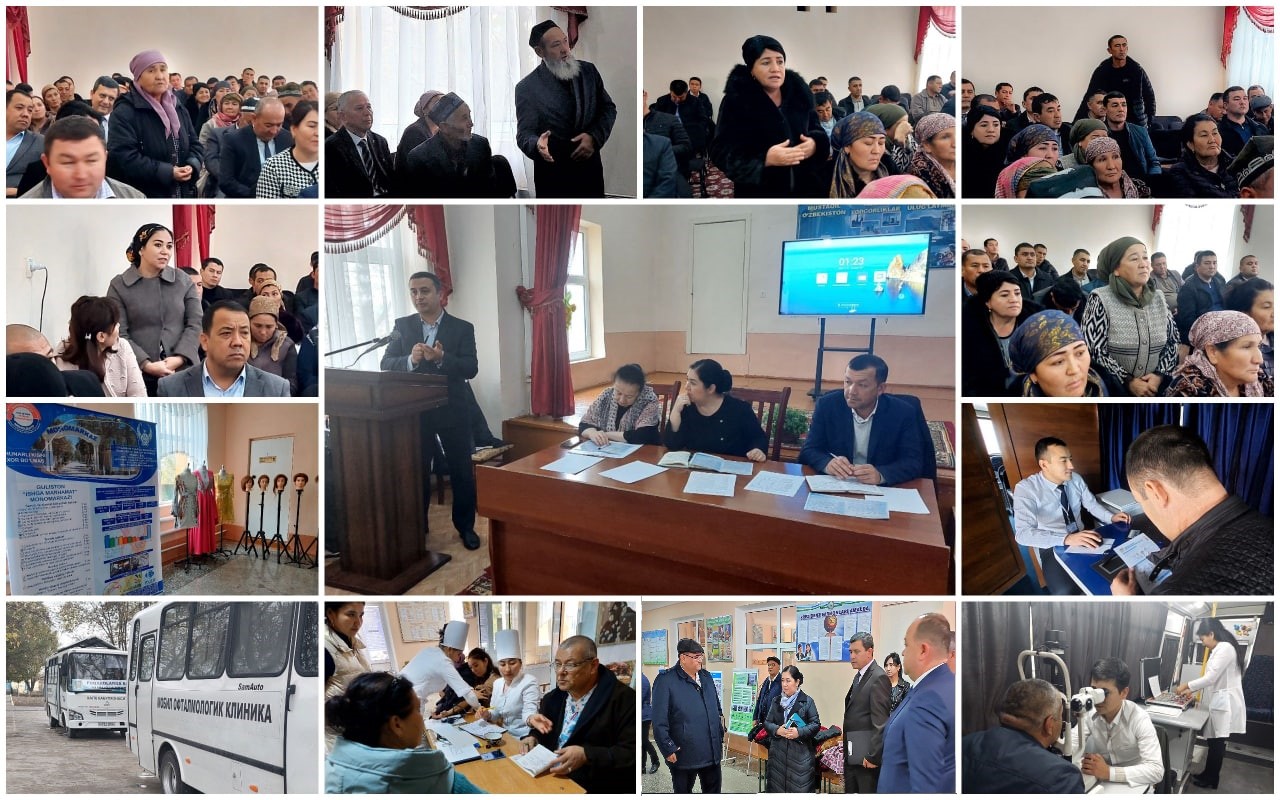 As part of the project “School of the Ombudsman, a medical examination, a labor fair and a legal exhibition were organized in Syrdarya