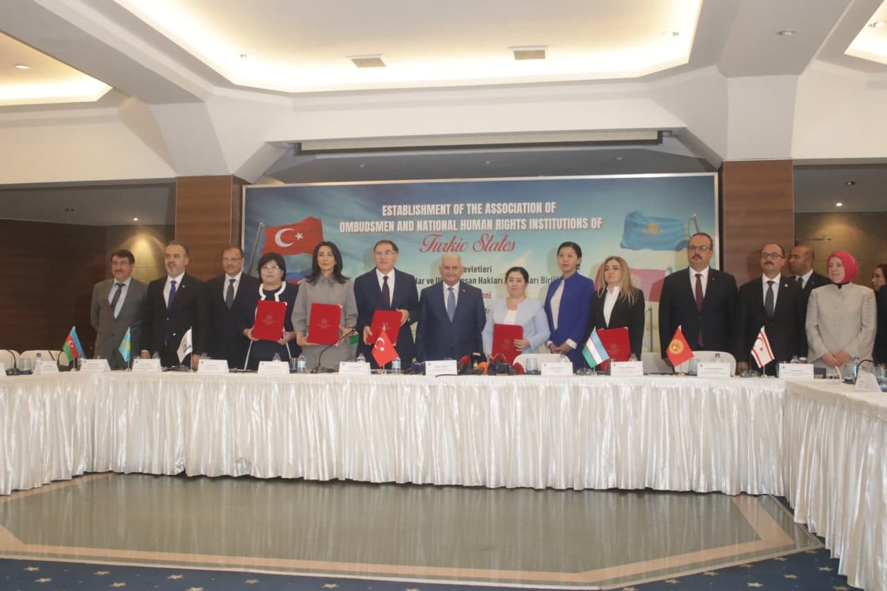 The Authorized Person of the Oliy Majlis for Human Rights (Ombudsman) and members of the delegation took part in a press conference on the occasion of the establishment of the Association of Ombudsmen and National Human Rights Institutions of Turkic States