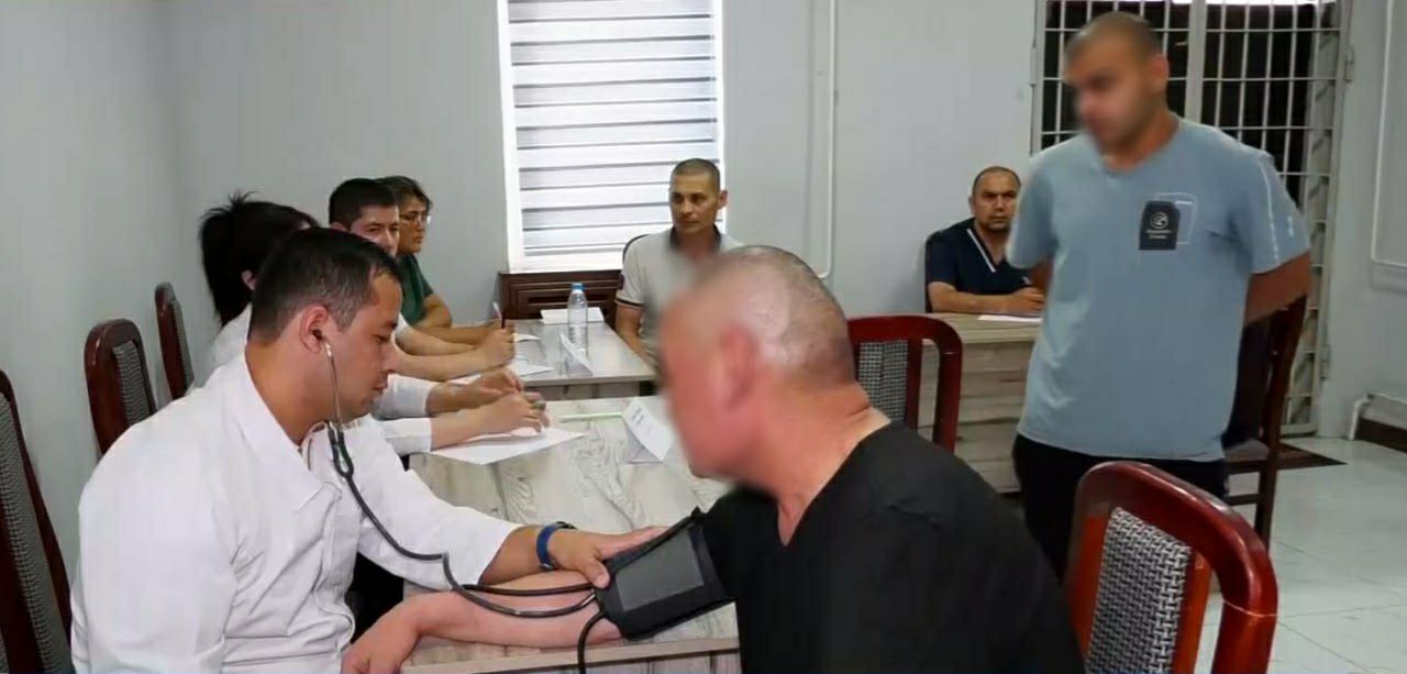 Namangandagi 6-son tergov hibsxonasida tibbiy ko‘rik hamda sayyor qabul tashkil etildi