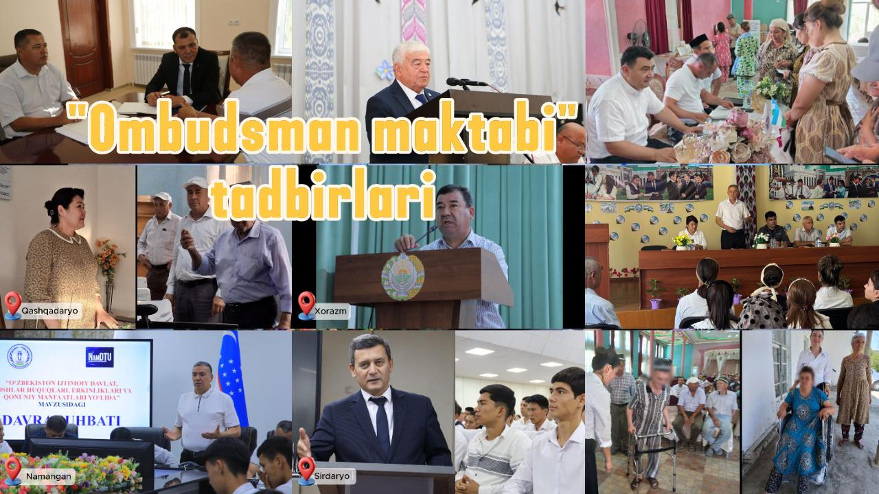 “Ombudsman School” events and mobile receptions are being held in remote regions of the Republic