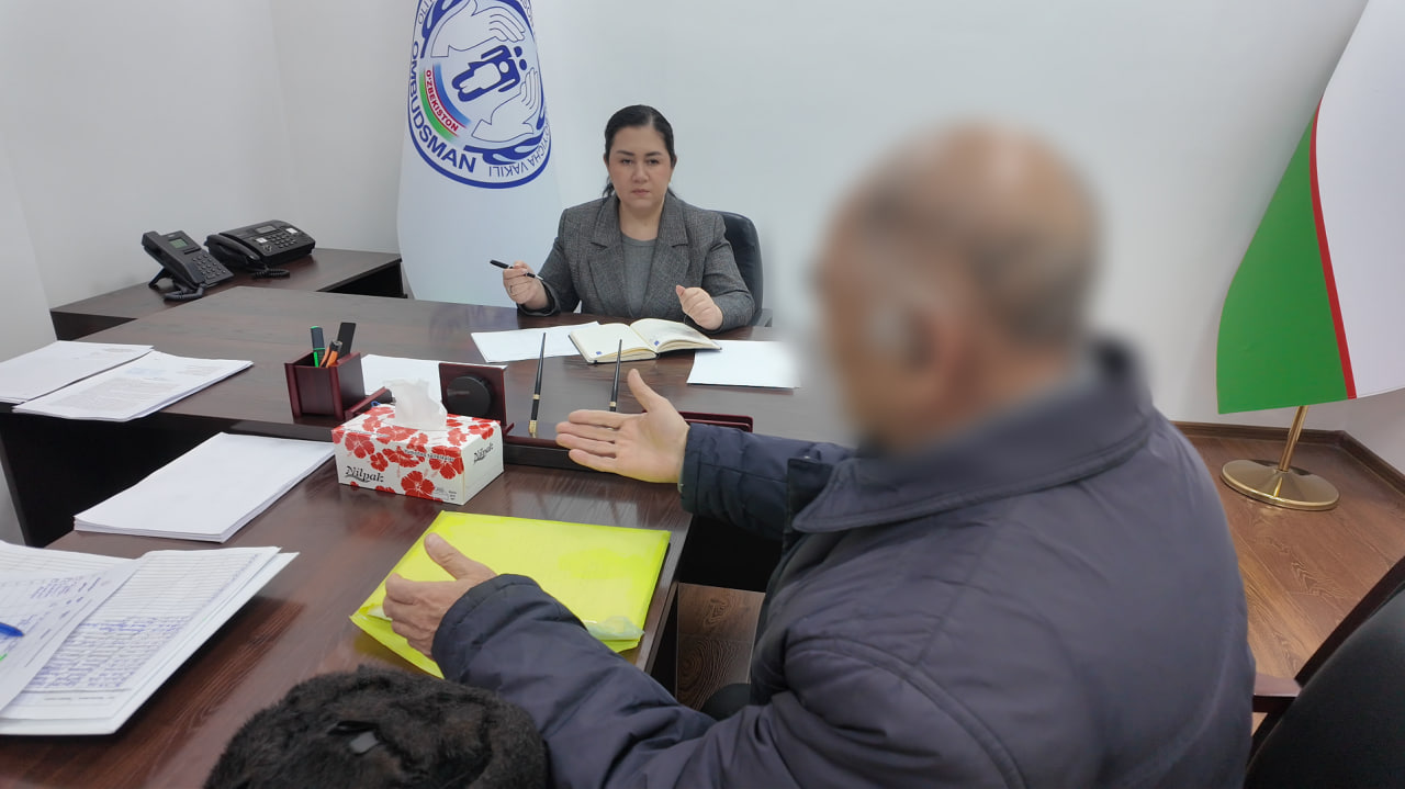Ombudsman tomonidan fuqarolar qabuli o‘tkazildi