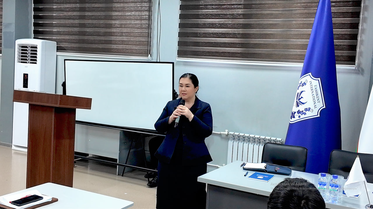 Тошкент халқаро таълим университети талабалари билан учрашув ўтказилди