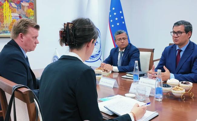 Швеция ва Дания миграция идоралари вакиллари Омбудсман офисига ташриф буюрди