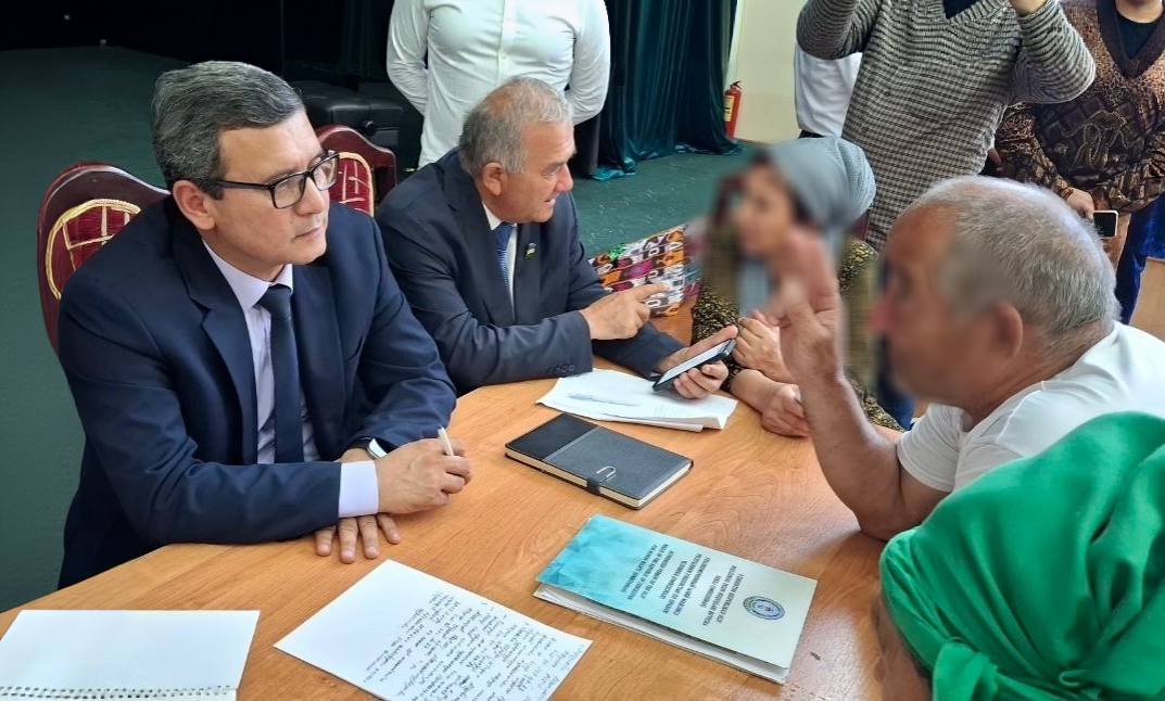 Sirdaryo tumanida fuqarolar taklifi asosida sayyor qabul o‘tkazildi