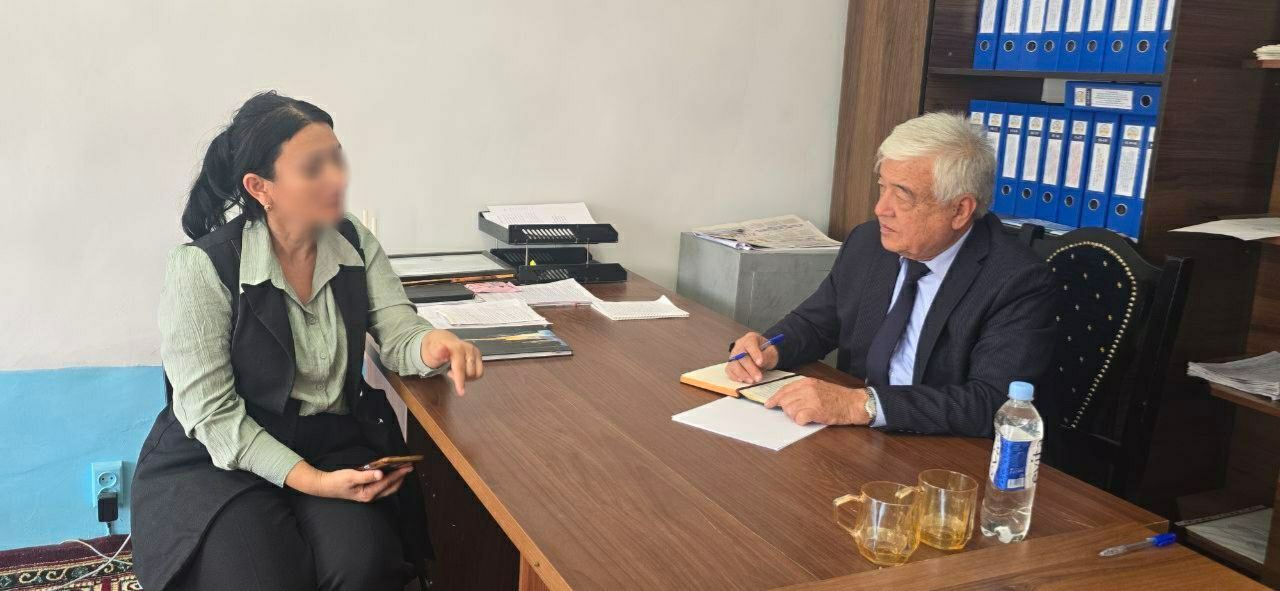  Surxondaryoning chekka hududida sayyor qabul o‘tkazildi